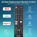 for Samsung-Smart-TV-Remote Control, Universal Replacement for All Samsung LCD LED HDTV 3D Frame Curved Solar Smart TVs