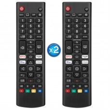(Pack of 2) 2022 New Remote Control,for LG-TV-Remote,Compatible for LG UHD OLED QNED NanoCell 4K 8K Smart TV with Netflix, Prime Video, Disney, LG Channels Button