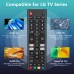 (Pack of 2) 2022 New Remote Control,for LG-TV-Remote,Compatible for LG UHD OLED QNED NanoCell 4K 8K Smart TV with Netflix, Prime Video, Disney, LG Channels Button