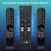 (Pack of 2) 2022 New Remote Control,for LG-TV-Remote,Compatible for LG UHD OLED QNED NanoCell 4K 8K Smart TV with Netflix, Prime Video, Disney, LG Channels Button