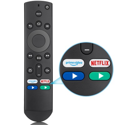 OMAIC TV Remote Universally Works with All Toshiba and Insignia Fire Edition 4K,Smart TV. Quick Launch with Prime Video/Netflix