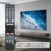 テレビリモコン 東芝液晶テレビ交換用 レグザリモコン 新汎用リモコン NETFLIX YouTubeなどのアプリボタンあり 複数REGZAテレビに対応 設定不要 軽量化 CT-90466 CT-90467 CT-90475 CT-90481 CT-90487 CT-90491などに対応 日本語説明書なし