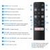 Replacement for TCL-Android-TV-Remote, RC802V for TCL Smart TVs with Voice Function